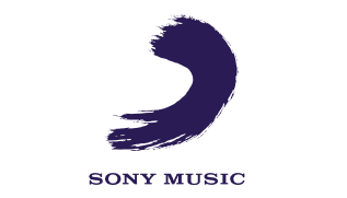 swish of color with Sony Music underneath