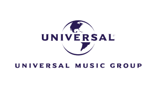 Globe with Universal through the middle of it and Universal Music Group written underneath it